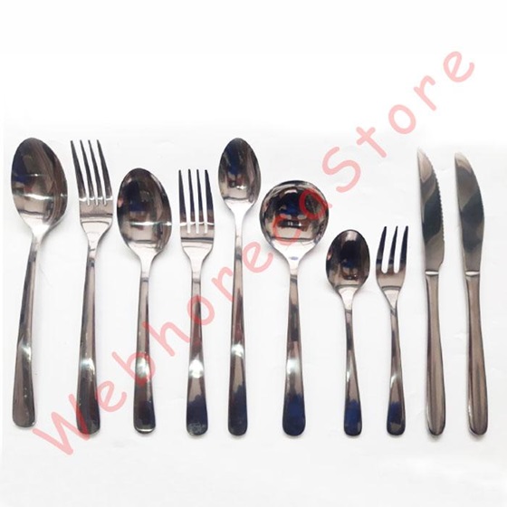 Kedaung HallWinn Elegant Cutlery All Variant/ Sendok Garpu Makan Teh Kue Stainless LCHW