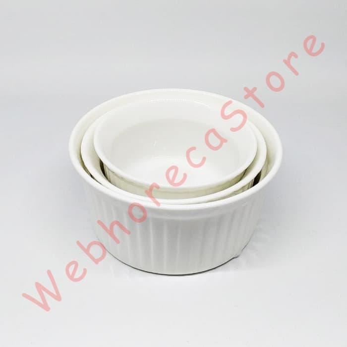 Ramekin Creme Brulee 2.5-3-3.4" / Mangkok Kue Keramik Oven - Image 2