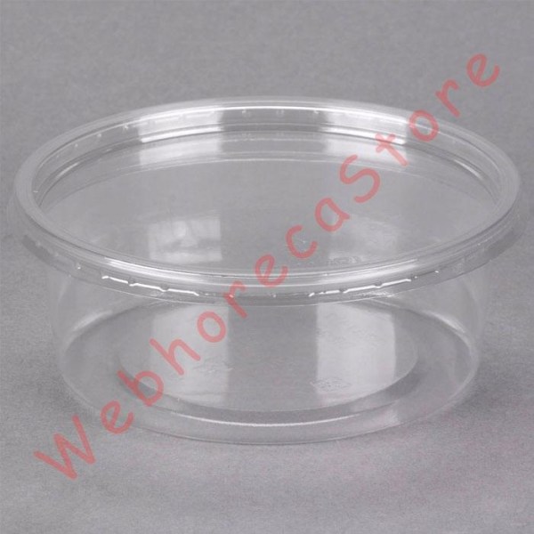 Deli Food Container With Lid 8-12-16-24-32oz Set 25pcs/pack / Tempat Salad Buah Take Away Delivery Tutup PET