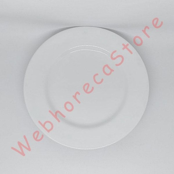 Legacy Elegant Bone Rim Round Plate / Piring Bulat Ceper Keramik E010 E013 E014 E020 E520