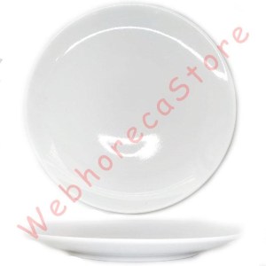 Legacy Elegant Bone Round Coupe Plate/ Piring Bulan Saji Sayur Bulat Keramik C001 C002 C003 C004