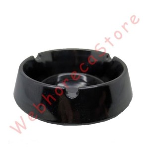 Hoover Round Ash Tray Black 10cm / Asbak Bar Bulat Hitam Melamine 2006