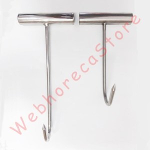 Meat Kitchen Bbq Butcher Hook 20-28cm/ Pengait Daging Dapur Stainless 8mm