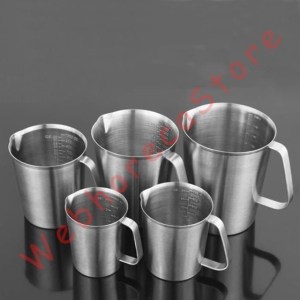 Measuring Cup Milk Jug 0.5-0.7-1-1.5-2 L / Gelas Ukur Takar Stainless 304