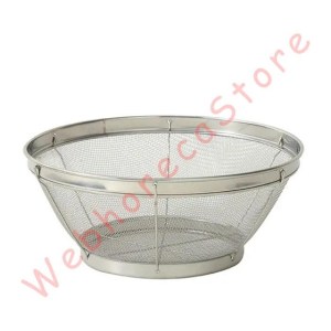 Round Colander Basket Mesh Strainer/ Keranjang Saringan Bulat Stainless