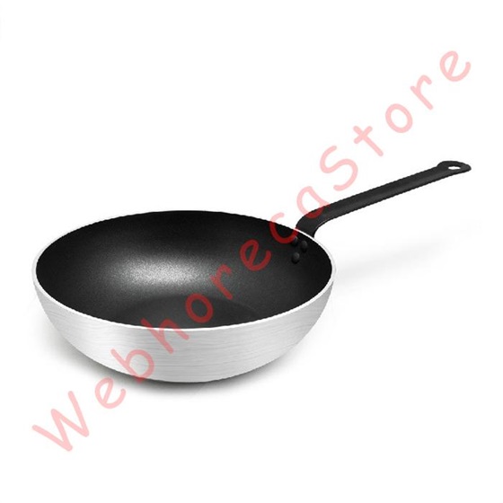 Deep Stir Frying Pan Alumunium Teflon Heavy duty 28cm/Kuali Wajan Penggorengan