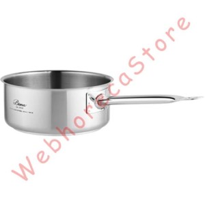 Bima Chefs Shallow Sauce Pan 1.5-2-2.8-4.5-6.7L / Panci Pendek Gagang Stainless 304