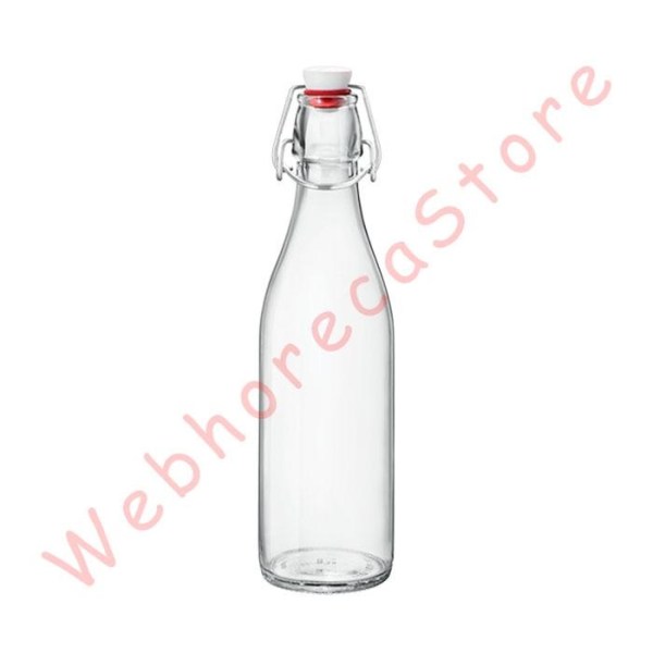 Bormioli Rocco Giara Bottle 50-100cl/ Botol Susu Kaca Bulat Hermetico 0.5-1Lt