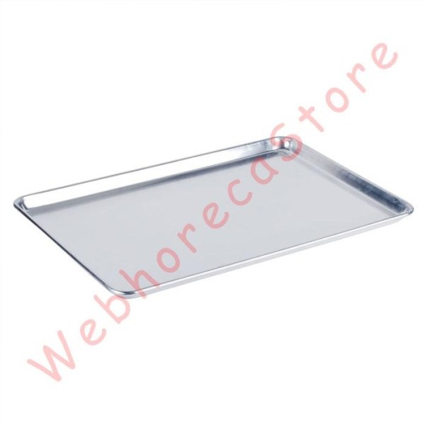 Alumunium Pastry Bun Pan 60x40cm Solid-Perforated Baking Tray / Loyang Segi Tekuk Polos Lubang