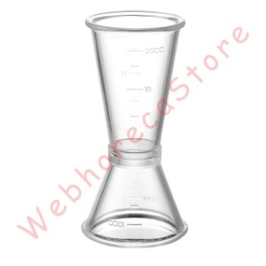 Jiwins Bar Jigger Measuring Cup Transparant Polycarbonate/ Gelas Ukur Takar Mini PC