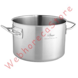 Bima Chefs Sauce Pot 4-6.3-16-22.5-30.2L / Panci Stainless 304 Double Handle 