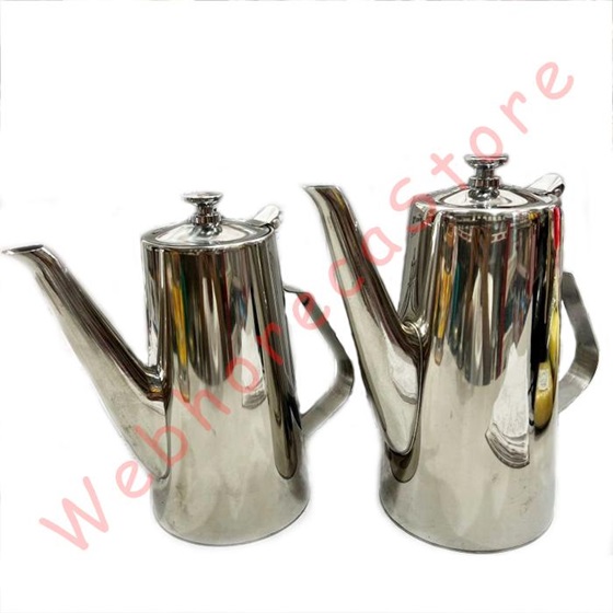 Water Pitcher Milk Pot Tea Kettle Long Spout/ Teko Air Teh Susu Stainless