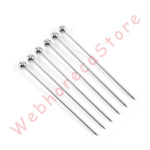 Cocktail Fruit Martini Picks Skewer Pin Needle 11cm / Tusuk Buah Burger Stainless