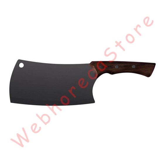 Tramontina Churrasco Black Boning Cleaver Meat Knife / Pisau Daging Golok Parang Gagang Kayu - Image 5