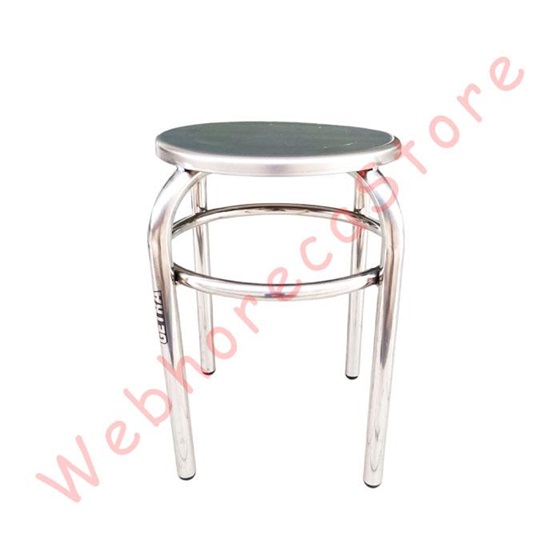 Restaurant Cafe Outdoor Indoor Round Stool / Kursi Bakso Stainless