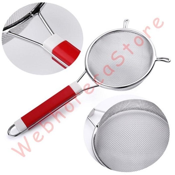 Wire Mesh Flour Sieve Kitchen Strainer New All Size/ Saringan Diana Stainless Heavy Duty - Image 2