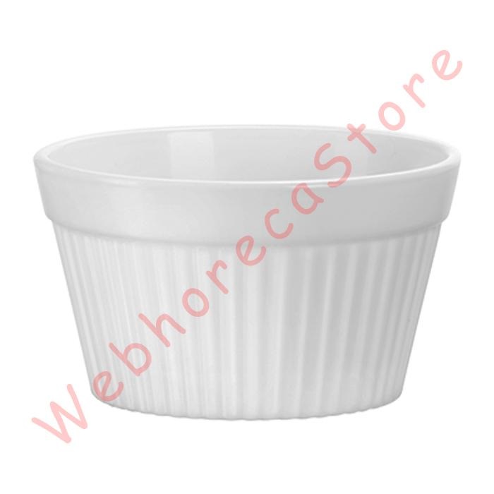 Bormioli Rocco Buffet Corolla Ramekin Mini Bowl 12cl/ Mangkok Saji Dessert Kaca Opal Putih 120ml - Image 2