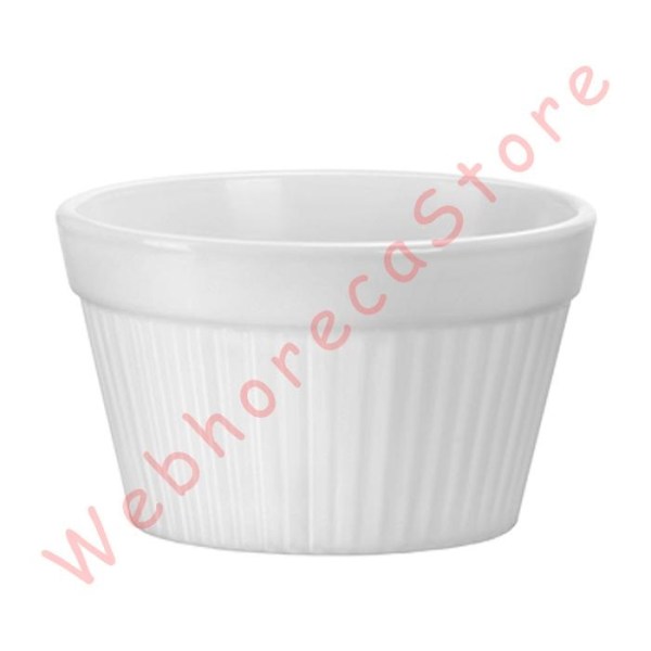 Bormioli Rocco Buffet Corolla Ramekin Mini Bowl 12cl/ Mangkok Saji Dessert Kaca Opal Putih 120ml