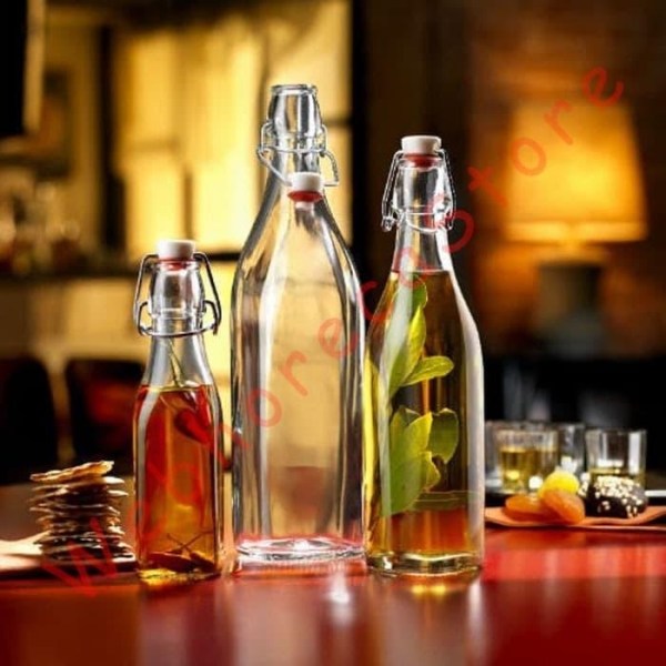 Bormioli Rocco Swing Bottle 125-250-500-1000ml / Botol Susu Kaca 0.125-0.25-0.5-1Lt