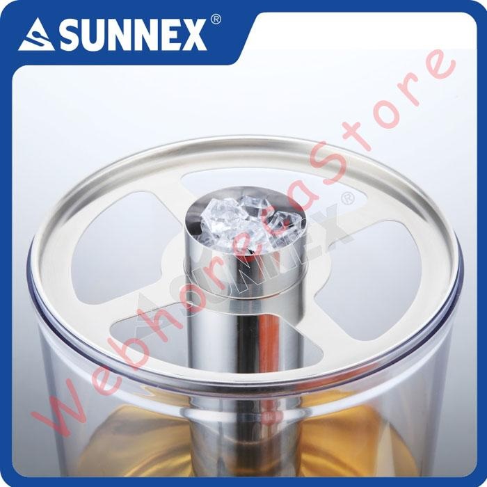 Sunnex Juice Water Dispenser 8L/ Prasmanan Stainless Tabung Polycarbonate U13-1100 - Image 4