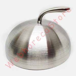 Round Dome Food Plate Cover 20cm/ Tutup Tudung Saji Piring Stainless