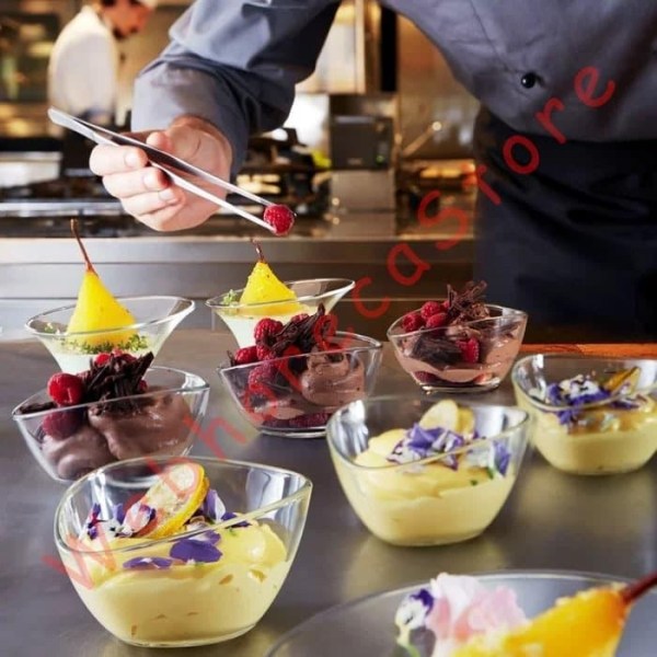 Bormioli Rocco Aria Alfa-Beta MrChef Dessert Bowl 250-220ml-500ml/ Mangkok Saji Mini Unik Kaca